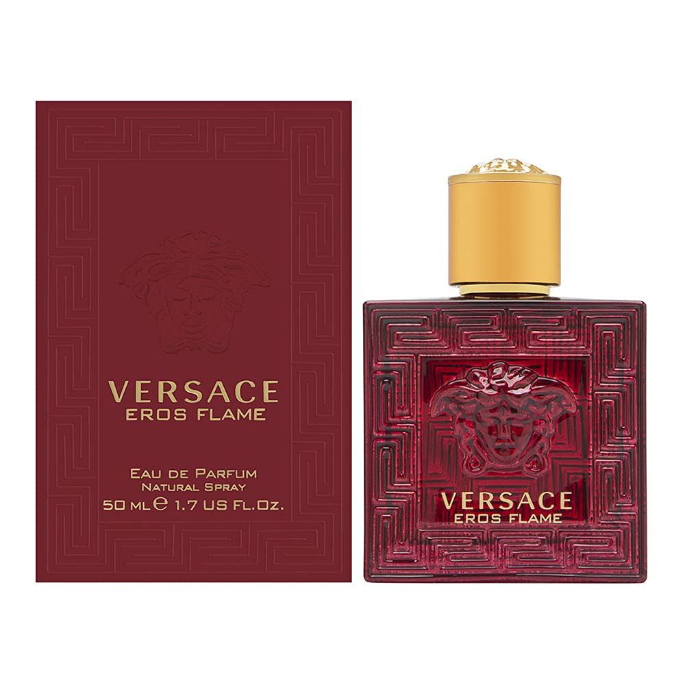 [美品]VERSACE(ヴェルサーチ)エロス フレイム EDP・SP 100m Amazon | ヴェルサーチ VERSACE エロス フレイム 50ml EDP SP